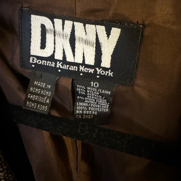 Vintage wool DKNY blazer - size 10 - Picture 4 of 7